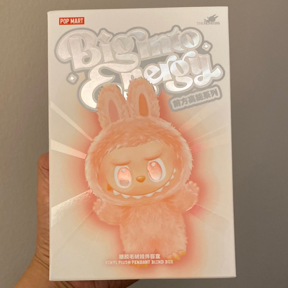 Labubu Pop Mart Biginto Energy Plush Pendant